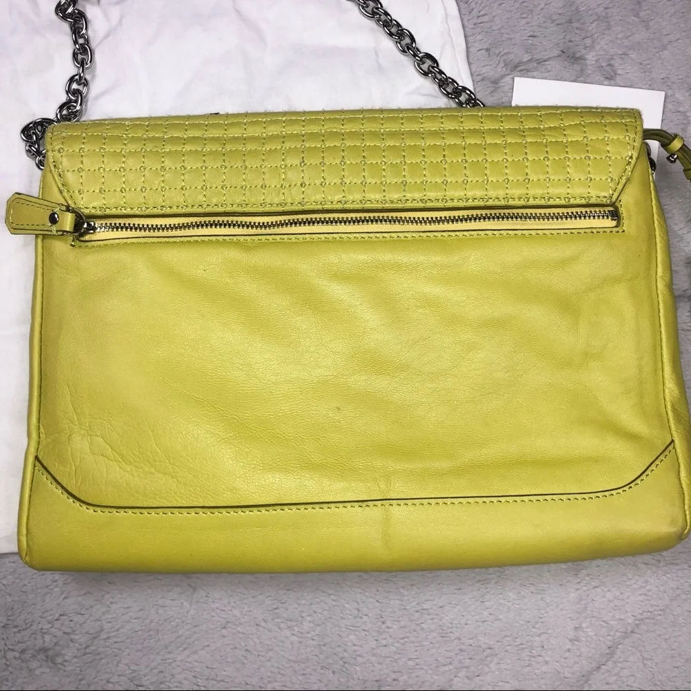Authentic! Diane Von Furstenberg Mimosa Quilted Clutch/Shoulder Bag - Picture 7 of 14
